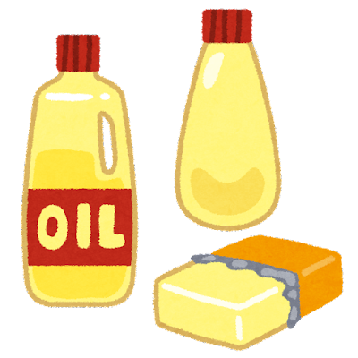 油やマヨネーズ、バターの画像